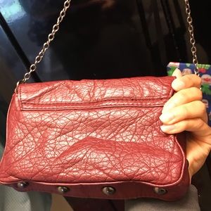 Faux leather purse